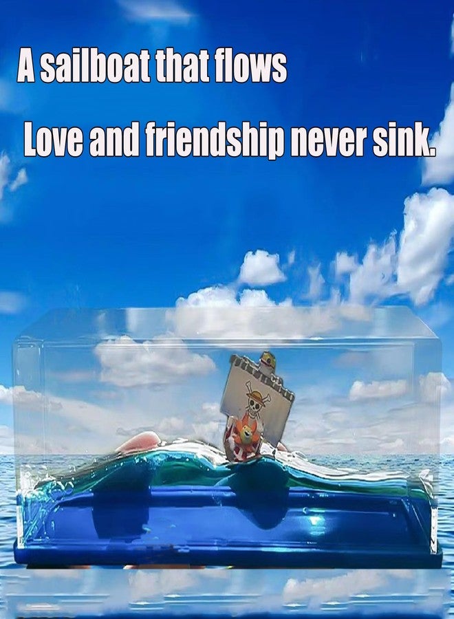 PTAEXCEL قارب غير قابل للغرق من PTAEXCEL في صندوق، لعبة سفينة سياحية، زجاجة سائلة للانجراف، نموذج زينة، ألعاب ديكور منزلي، هدية (D) - Image 2