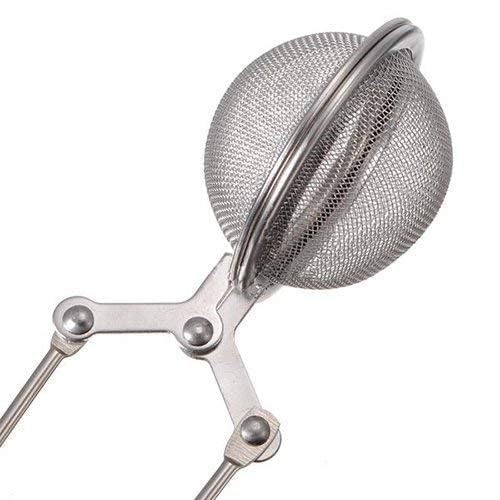 Heiter SHIVAY Tea Filter Clip Green Tea Infuser Tea Leaf Strainer Stainless Steel Tea Clip5 Tea Ball Alternative Loose Leaf Tea Filter Tea Steeper Clip Herbal Tea Infuser Tea Filter for Portable - Image 2