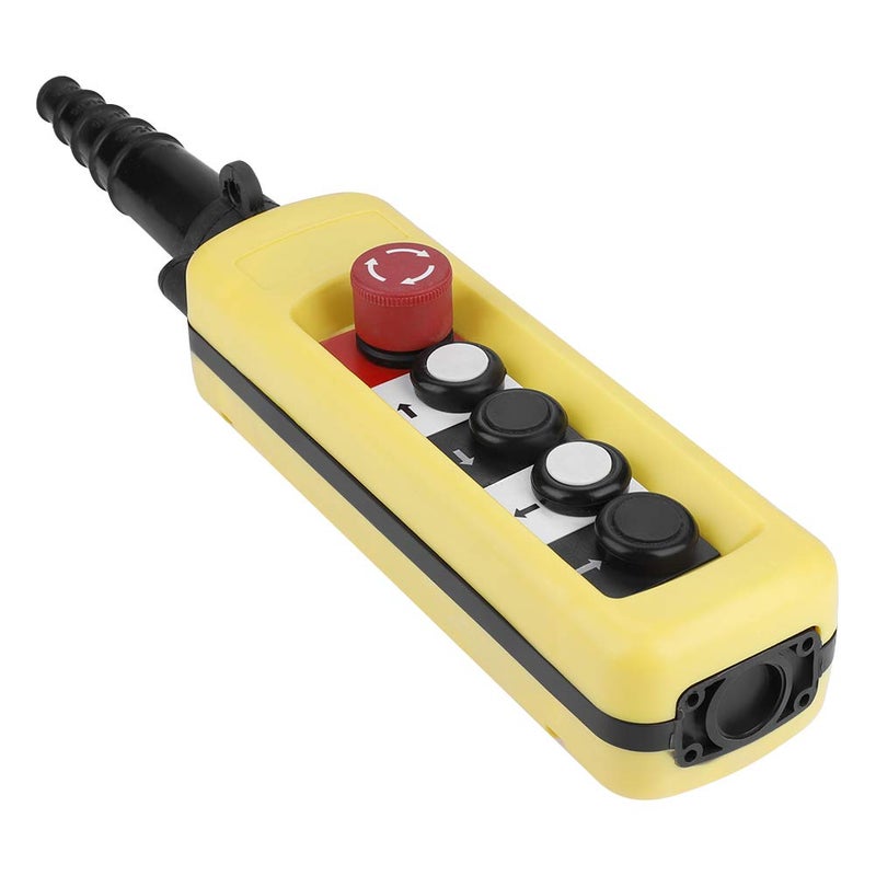 كلاراكو وحدة تحكم في مرفاع الرافعة، 4 أزرار تحكم في دفع مرفاع السلسلة، مصنوعة من بلاستيك ABS، XAC-A4713 - Image 2