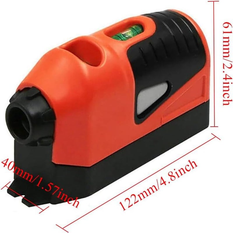 Precision Laser Straight Line Guide Leveler – Red Beam with Built-in Bubble Levels for Accurate Alignment, Hanging, Tiling & Framing – 20m Range - Image 3