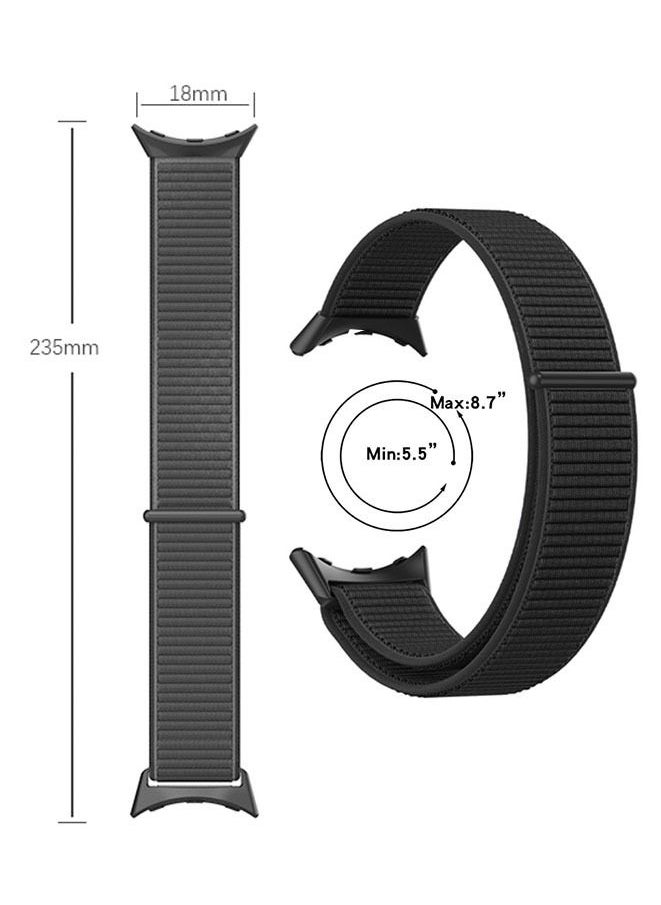 Generic - Sport Nylon Band for Google Pixel Watch Black - Image 1