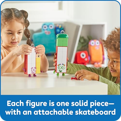 hand2mind Numberblocks Friends Thirteen and Fourteen Figures, Numbers for Toddlers, Math Toys for Kids 3-5, Small Figurines for Kids, Preschool Learning & Education Toys, Birthday Gifts for Kids - Image 4