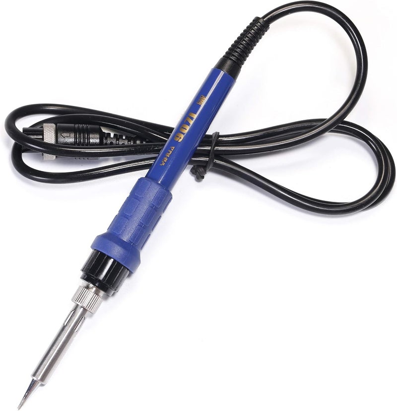 YIHUA 907I Blue Grip Replacement Soldering Iron Handpiece for Yihua 862BD+, 853D 2A USB, 853D 3A USB, and 853D 5A II Models - Image 1