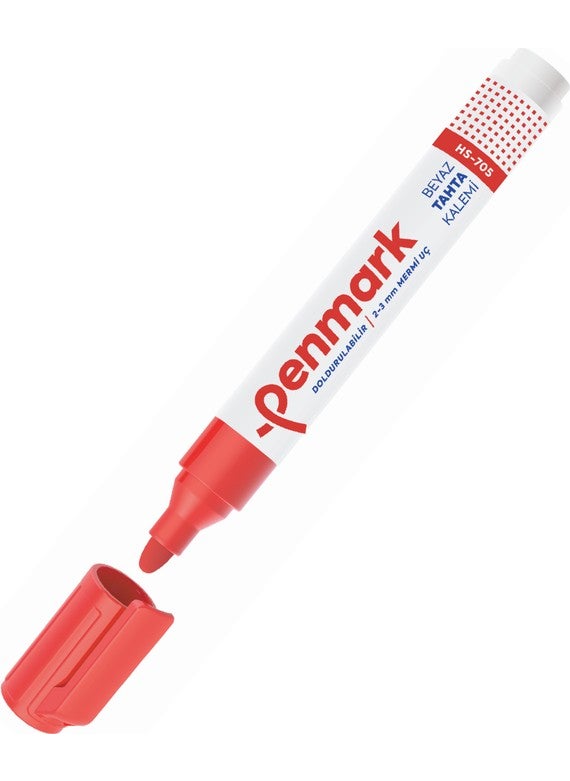 PENMARK HS-305-03 Whiteboard Marker Red 