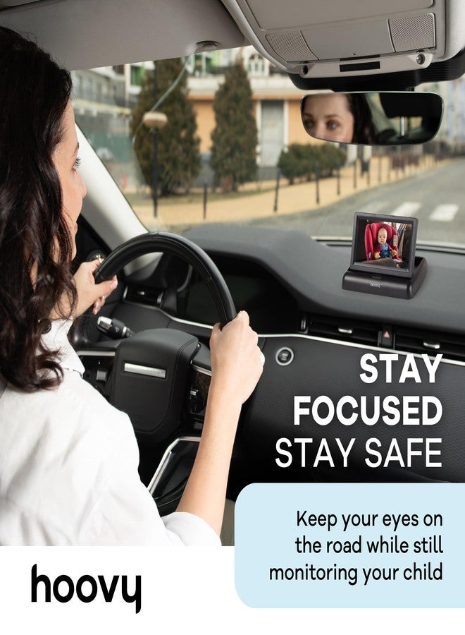 Hoovy Baby Car Camera Monitor, HD Real-Time Video, Rear-Facing Safety View, Easy Install - Image 2