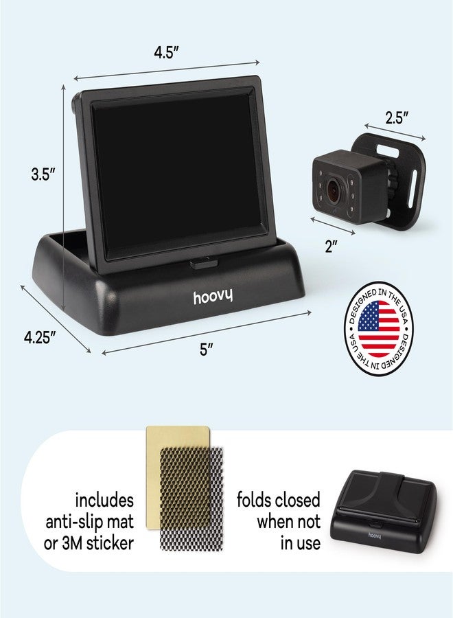 Hoovy Baby Car Camera Monitor, HD Real-Time Video, Rear-Facing Safety View, Easy Install - Image 3