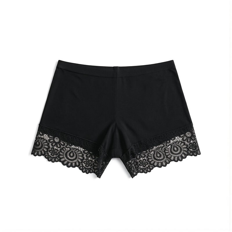 Modal Lace Anti Chafe Safety Shorts for Women Summer 4XL 180-200lbs - Image 1