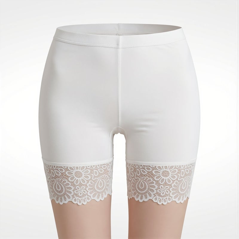 Modal Lace Anti Chafe Safety Shorts for Women Summer 4XL 180-200lbs - Image 3