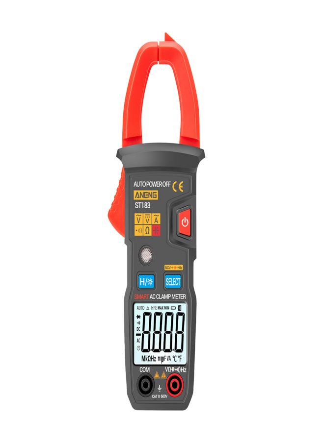 ANENG ST183 6000 Counts Digital AC Current Clamp Meter 600A Automatic Range Multimeter with Backlight Voltage Meter Clamp Gauge NCV Test Clamp Ammeter Universal Meter Tester Measuring Capacitance / - Image 1