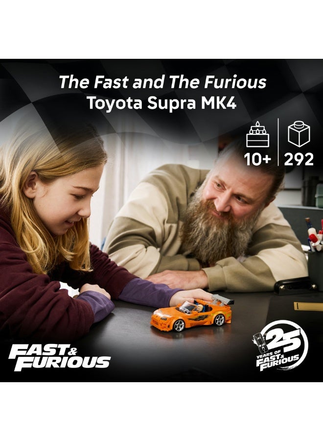 LEGO Speed Champions The Fast and The Furious Toyota Supra MK4 77260 (Age 10+, 292 Pieces) - Image 2