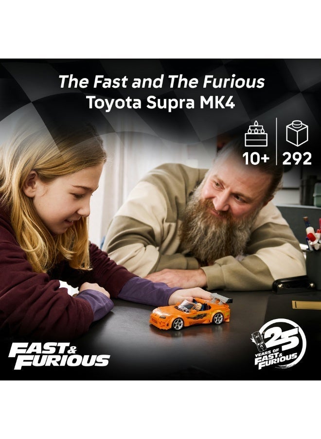 LEGO Speed Champions The Fast and The Furious Toyota Supra MK4 77260 (Age 10+, 292 Pieces) - Image 2