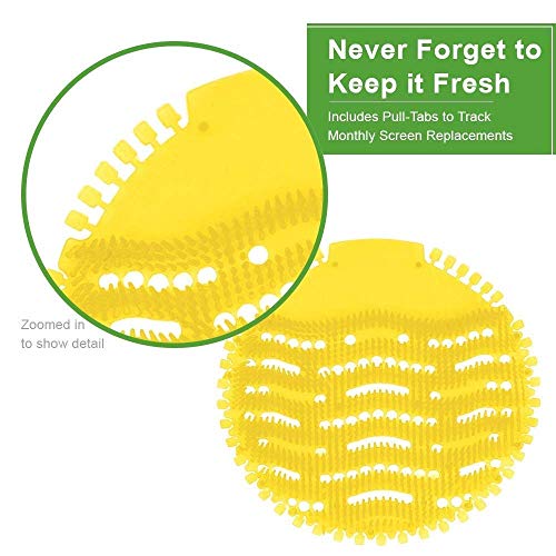 TARGET HYGIENE Urinal Screen Mat Lemon - 10 Pcs Set (Fragrances Which Last for 30 Days) - Image 4