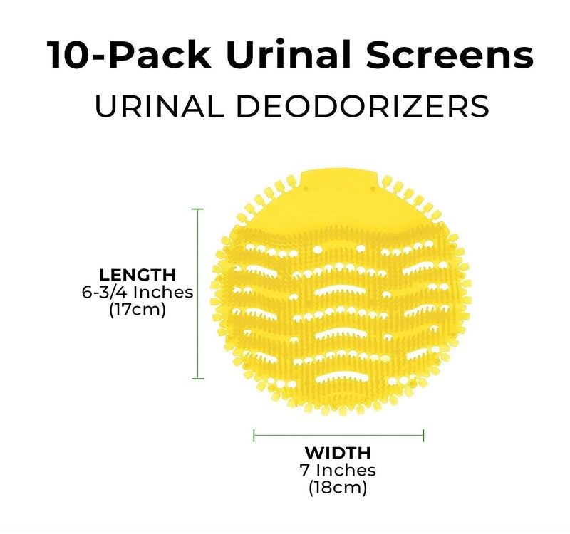 TARGET HYGIENE Urinal Screen Mat Lemon - 10 Pcs Set (Fragrances Which Last for 30 Days) - Image 3