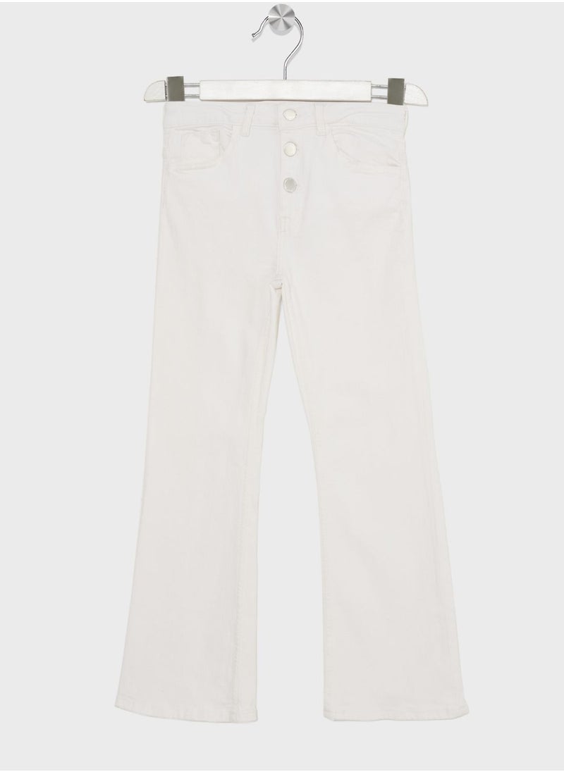 MANGO - Kids Flared Jeans - Image 1