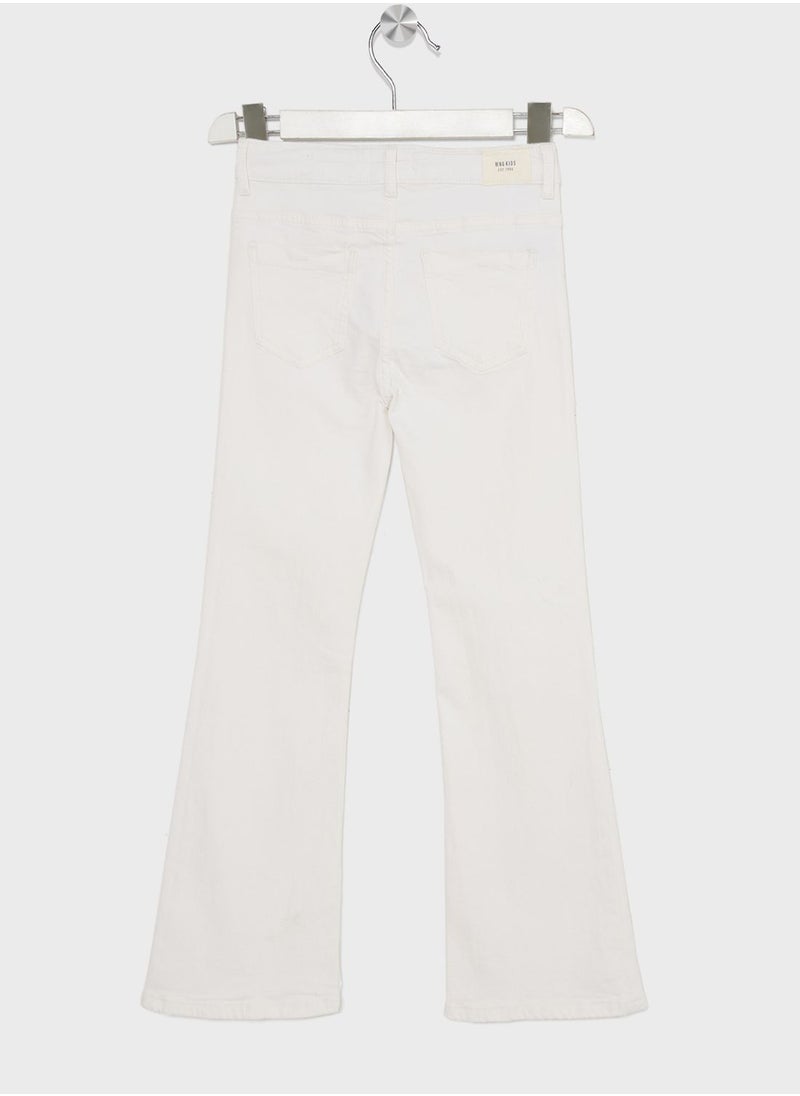 MANGO - Kids Flared Jeans - Image 1