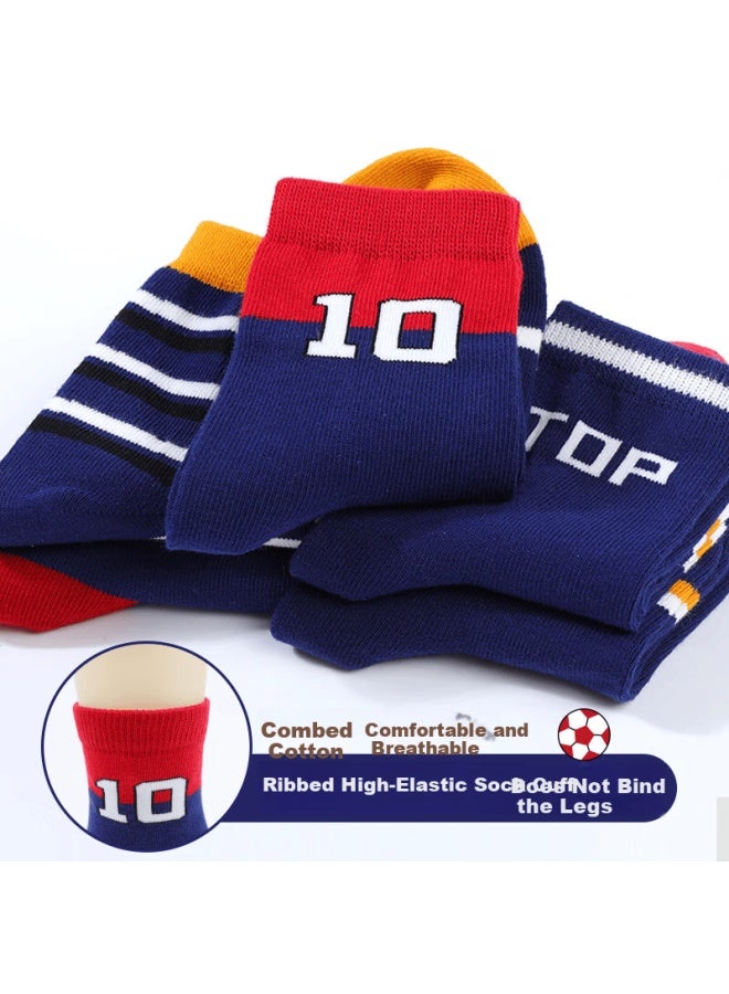 Barbie Children's Cotton Socks Boys Autumn Winter Short Socks Baby Mid-calf Socks Older Kids Long Socks Boys Seamless Cotton Socks - Image 3
