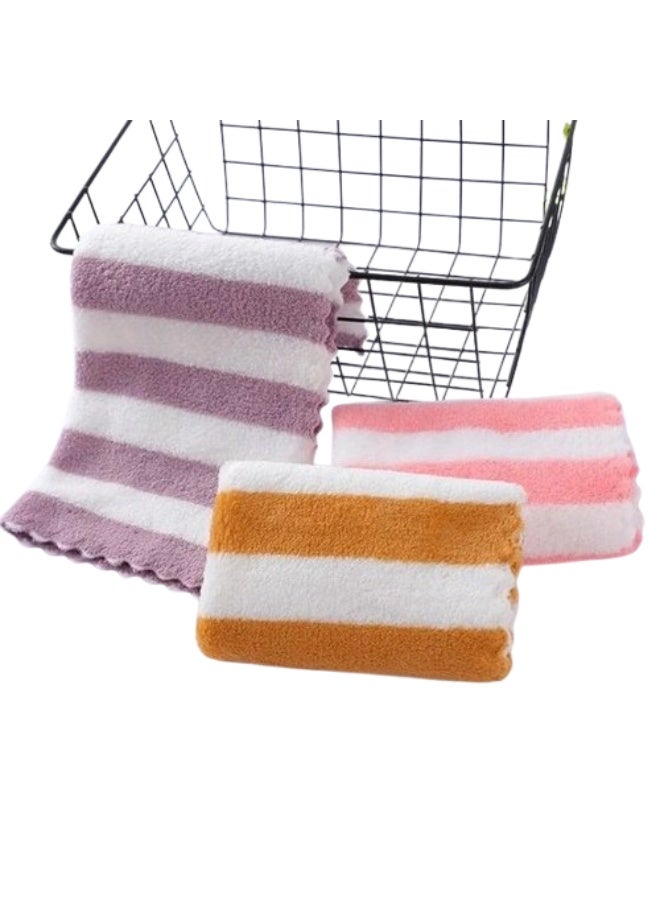 10-Piece Striped Kitchen Towel Set - Super Absorbent Cleaning and Drying Towel Set - Stylish Design and Attractive Colors for All Household Tasks - Z - Image 1
