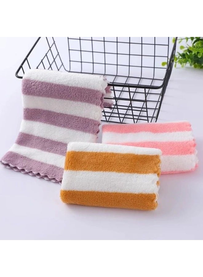 10-Piece Striped Kitchen Towel Set - Super Absorbent Cleaning and Drying Towel Set - Stylish Design and Attractive Colors for All Household Tasks - Z - Image 2