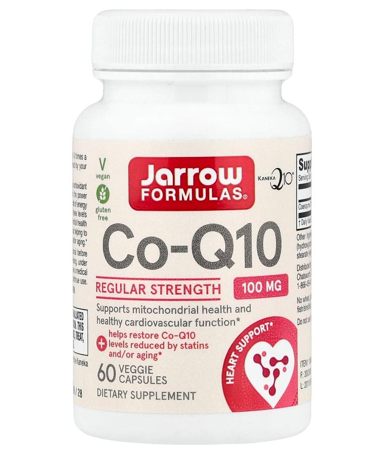 jarrow formulas Co-Q10 100 mg 60 Veggie Capsules