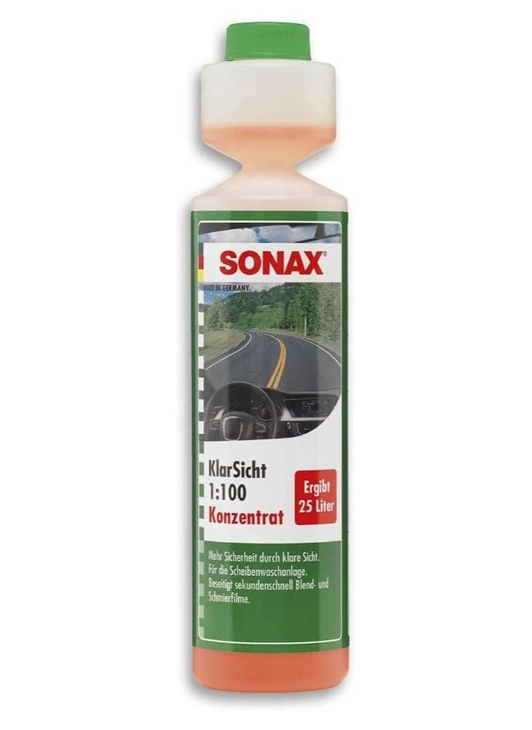 SONAX Sonax clear view 1:100 concentrate 250ML art.no. 371141 Windscreen Washer Fluid  - Image 1
