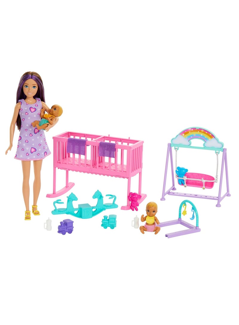 Barbie Barbie Skipper Babysitters - Twinning Nursery Playset - Image 1