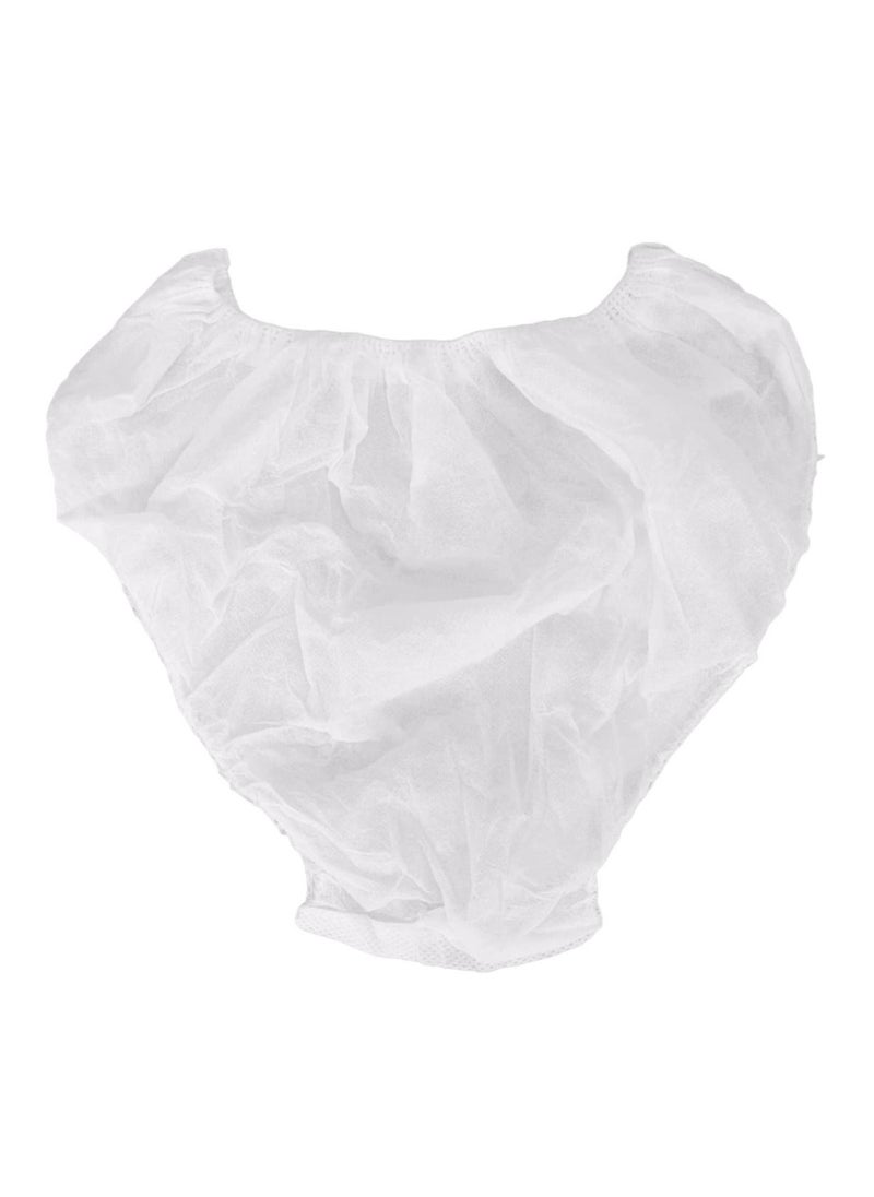 globalstar Globalstar Unisex Non Woven Disposable Underwear Panty White 50pcs DP-1012  - Image 1