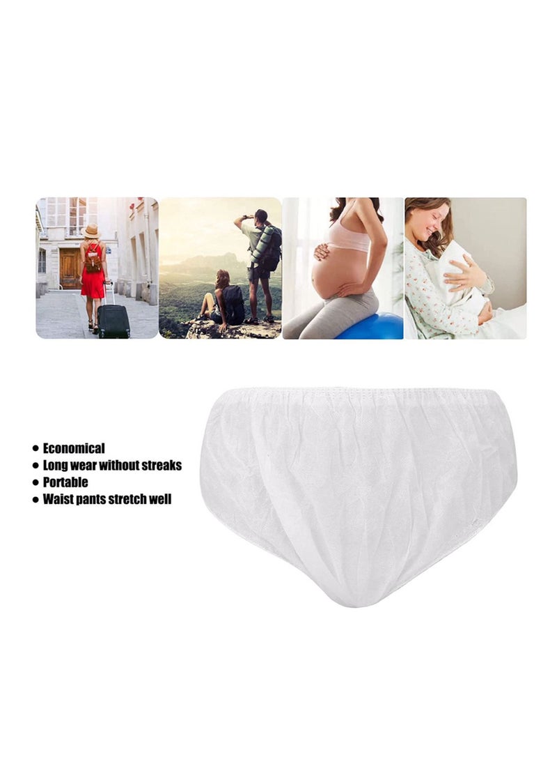 globalstar Globalstar Unisex Non Woven Disposable Underwear Panty White 50pcs DP-1012  - Image 4
