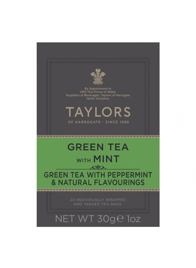 Taylors of Harrogate Green Tea with Mint, 20 Teabags (Pack of 6) - pzsku/ZE336AD802322ECA7D4CCZ/45/_/1731078165/e7aba32e-47b7-42e2-b363-3f751b44b6e6