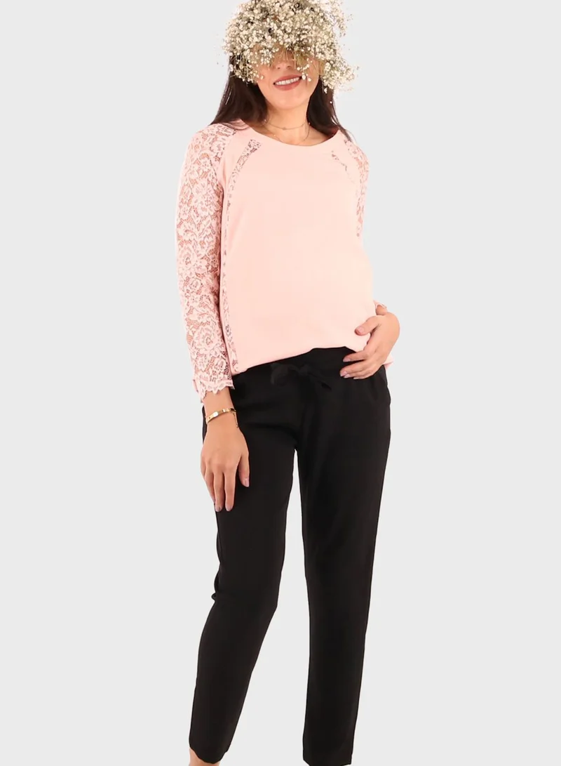 Oh9shop High Waist Pants