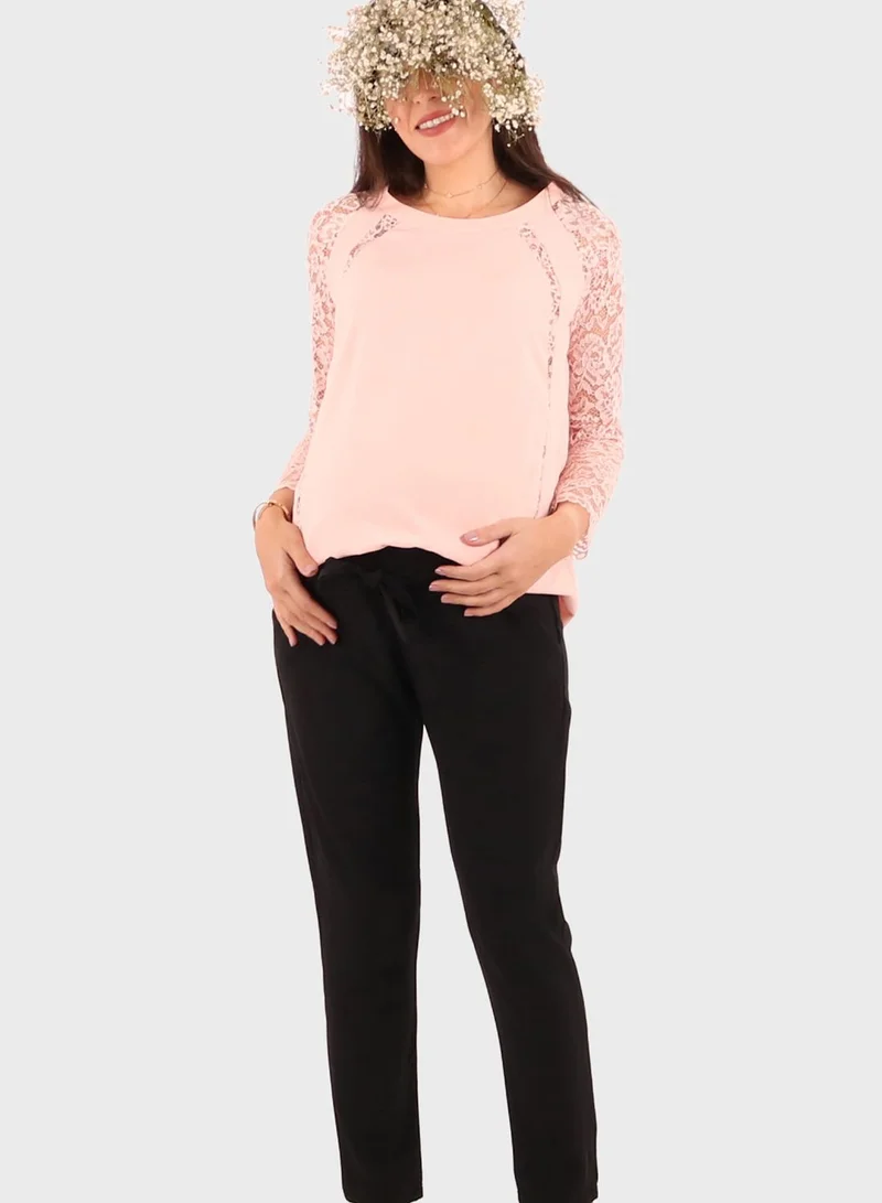 Oh9shop High Waist Pants