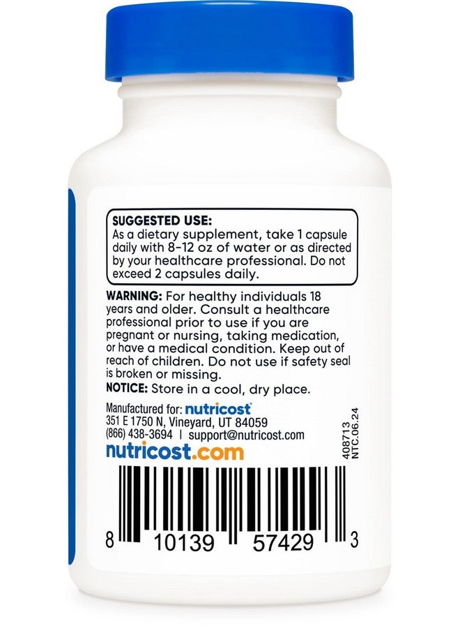 Nutricost Boron Capsules 5mg, 30 Vegetarian Capsules - Gluten Free and GMO Free - Image 4