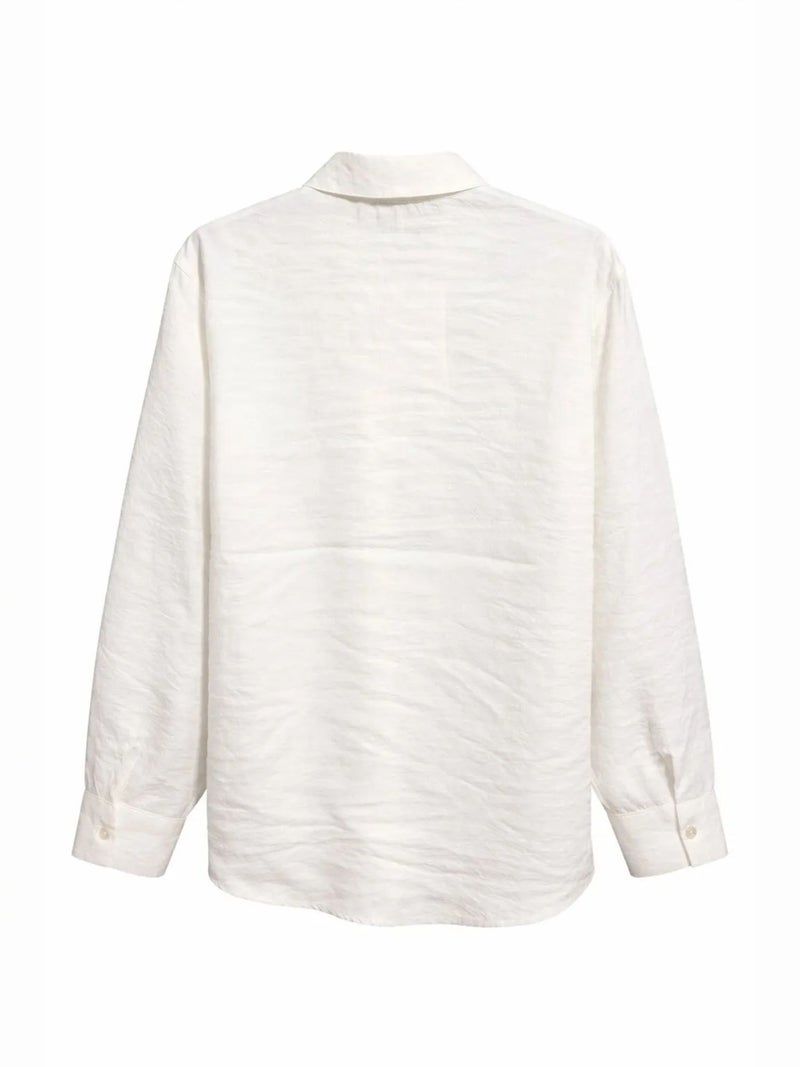 Mixray Relaxed Fit Shirt with Pocket - Image 3