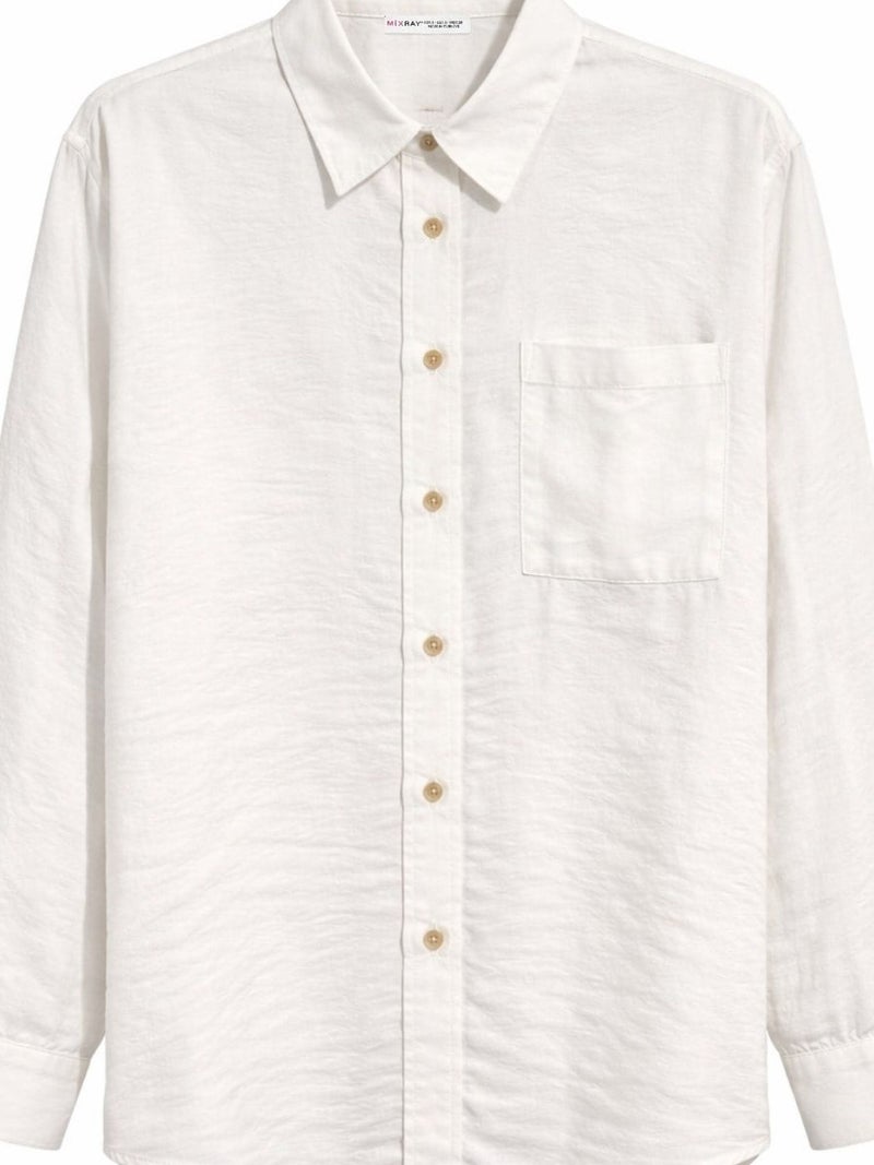 Mixray Relaxed Fit Shirt with Pocket - Image 1