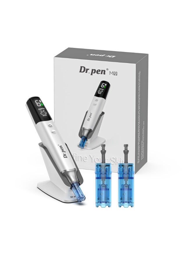Dr.pen M9 Smart Electric Microneedling Device  0-2.5mm Micron-Level Needle Adjustment  One-Button Control  700mAh Cordless Operation  Deep Skin Care & Repair  Professional-Grade Skin Rejuvenation Equipment - Image 1