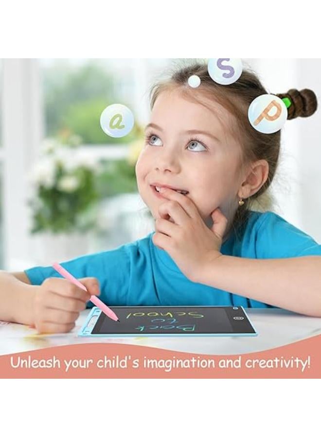 10 Inch LCD Writing Tablet for Kids, Colorful Doodle Board Drawing Pad for Kids, Electronic Drawing Board Erasable & Reusable, LCD Drawing Tablet for Kids 2 3 4 5 6 Years Toddler Toys Gifts -Pink - Image 5