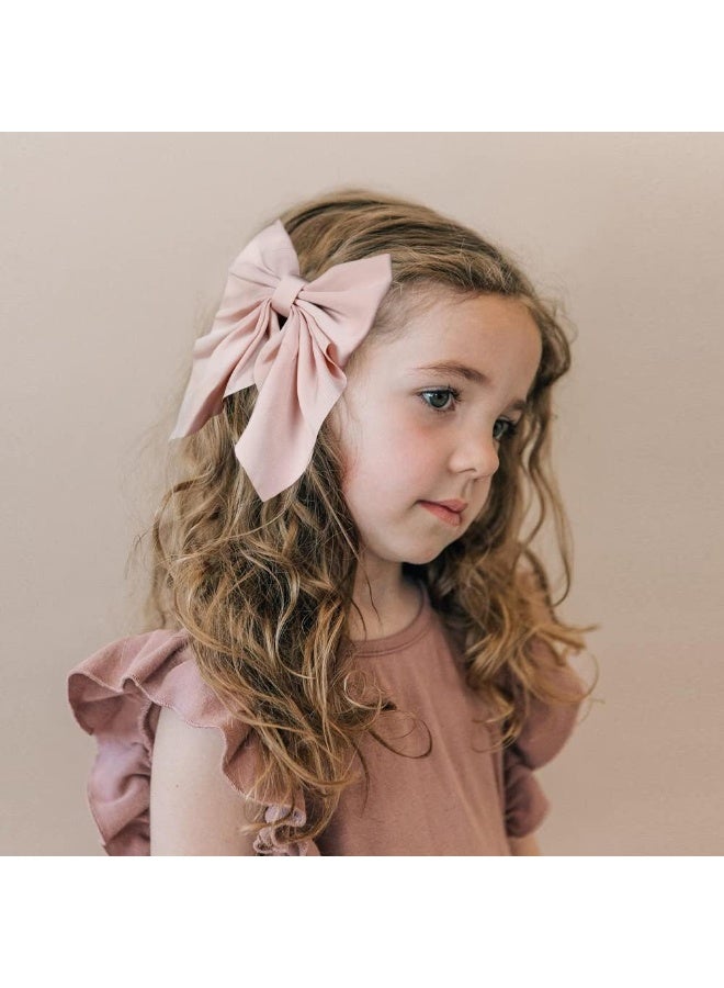 ALinmo 20PCS Satin Ribbon Bows and Large Alligator Clips - Barrettes and Hair Accessories for Toddlers, Kids, and Teens - Image 5