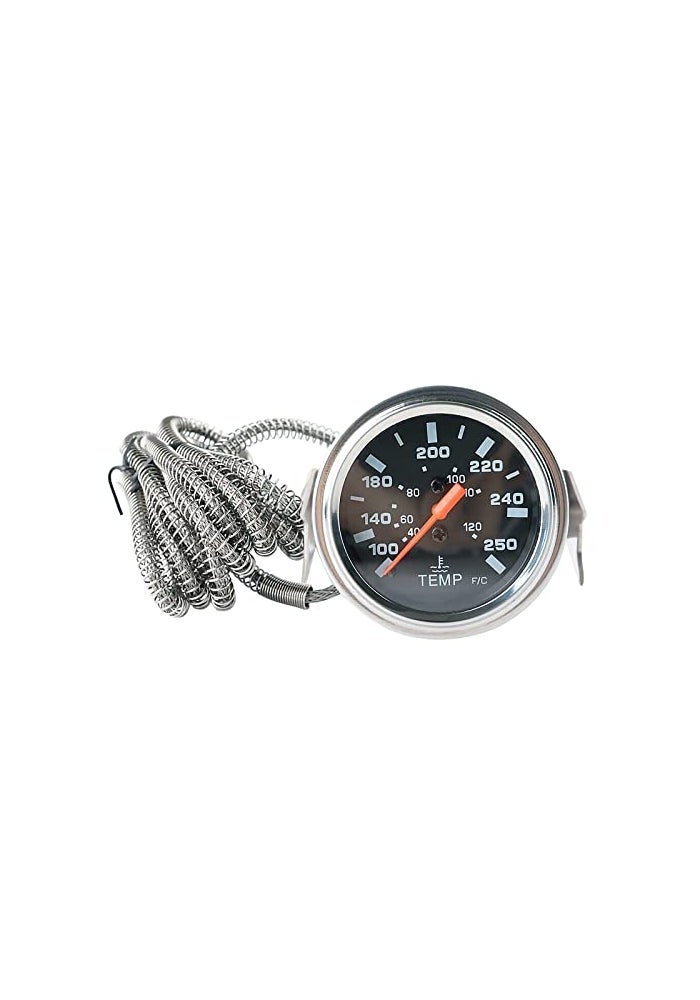 Endxedo Mechanical Car Water Temp Temperature Gauge Endxedo 2 inch 52MM Pointer Electrical Water Temperature 12V Temp Gauge Car Meter with Sensor NPT 12 - Image 1