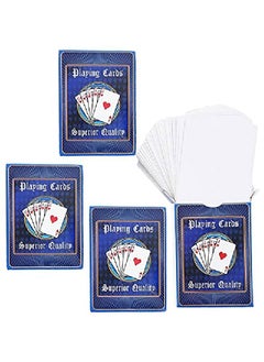 Blank Diy Playing Cards (4 Decks)