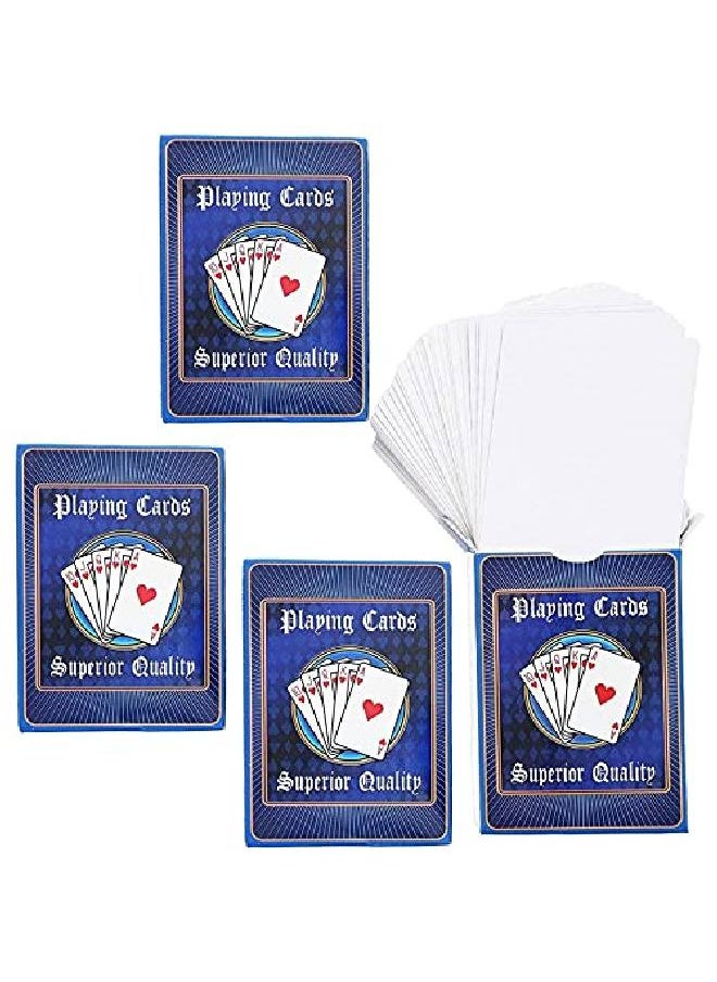 Blue Panda - Blank Diy Playing Cards (4 Decks) - Image 1