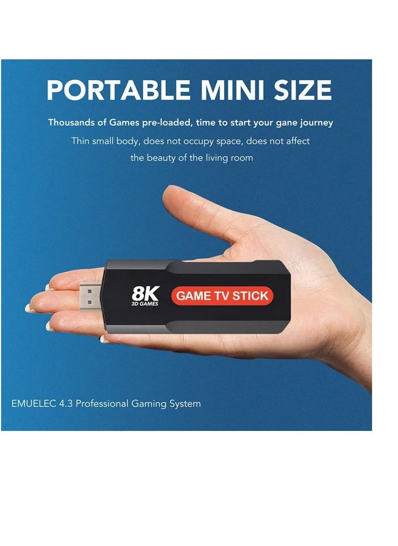 JOROBO - Q9 8K Game TV Stick with Gaming Box, Wireless Controller, 64G Game Storage, Dual Band 5G, WiFi and Bluetooth - Compatible with Android TV Fire Stick - Image 1