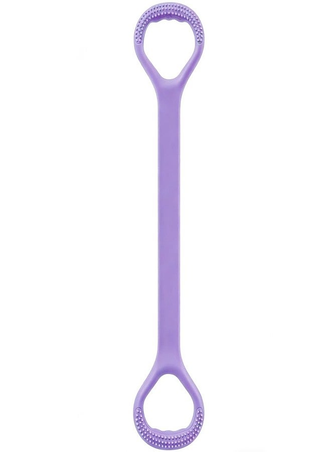 ZHENAN 8-Shaped Fitness Resistance Bands - High Elastic Resistance Yoga Rope, Home Training Chest,Arm,Shoudler Back Expansion and Stretching Band, Yoga Pilates Fitness Band 1 Pack, Purple - Image 1