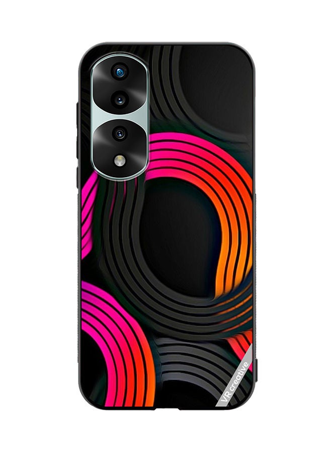 VR CREATIVE Protective Case Cover For Honor 70 Pro plus Flower Design Multicolour - Image 1