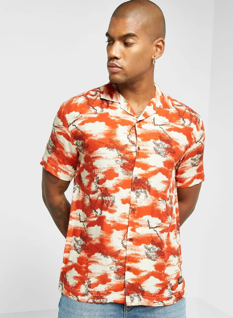 Superdry Cloud Print Regular Fit Shirt