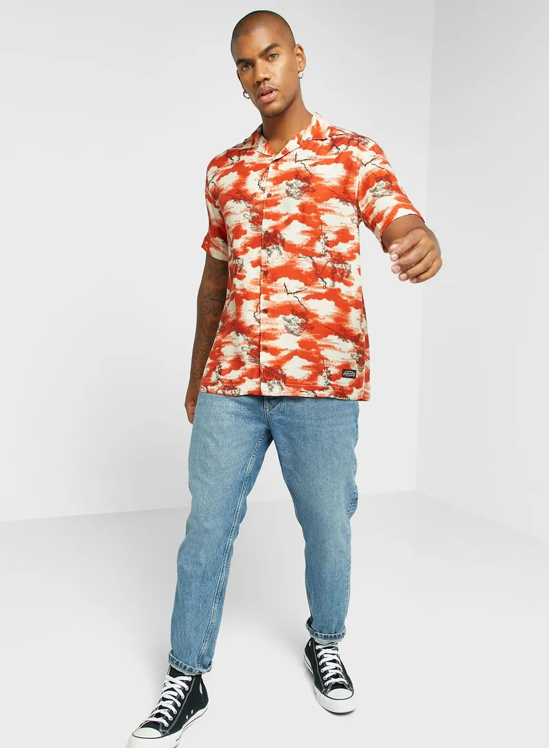 Superdry Cloud Print Regular Fit Shirt