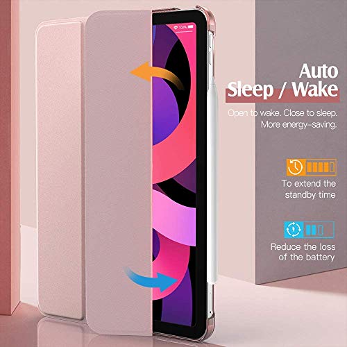 MOCA for iPad Air 11 Inch Case (M3/M2-2025/2024), iPad Air 5th Generation 2022/4th Gen 2020 10.9 Inch, Slim Hard Translucent Back Cover, Support Auto Wake/Sleep - Image 4