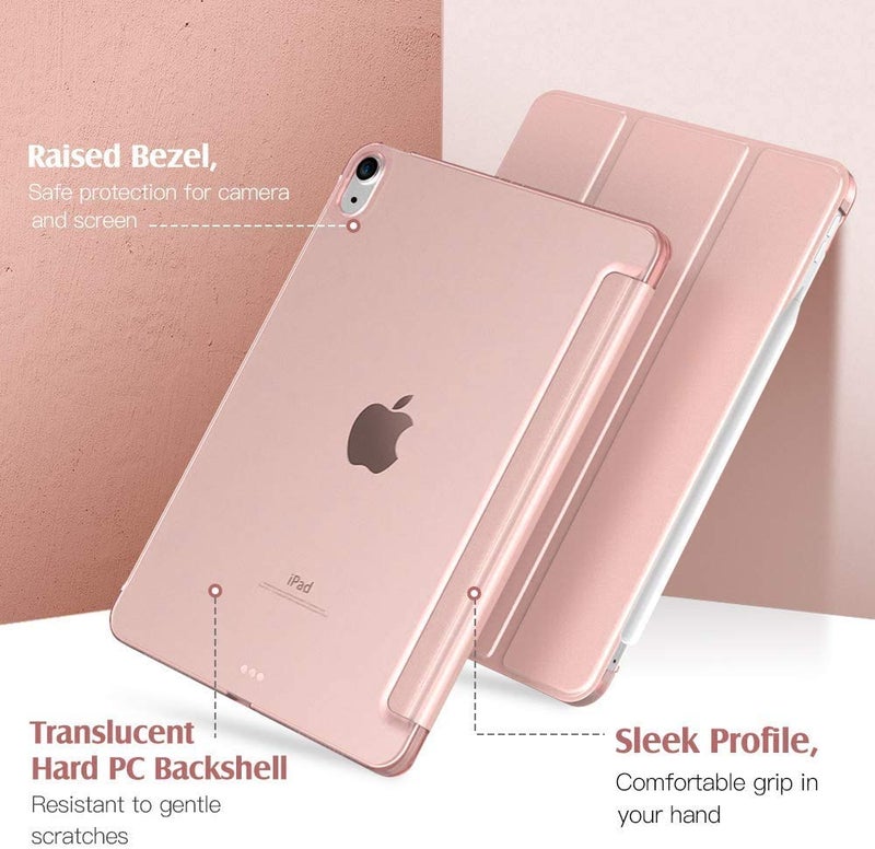 MOCA for iPad Air 11 Inch Case (M3/M2-2025/2024), iPad Air 5th Generation 2022/4th Gen 2020 10.9 Inch, Slim Hard Translucent Back Cover, Support Auto Wake/Sleep - Image 2