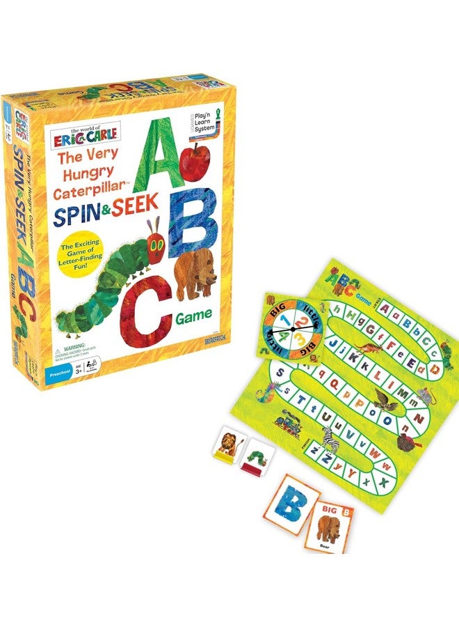 Briarpatch Briarpatch, The Very Hungry Caterpillar Spin & Seek ABC Game, Based On Board Books By Eric Carle, Preschool Learning For Kids - Image 1