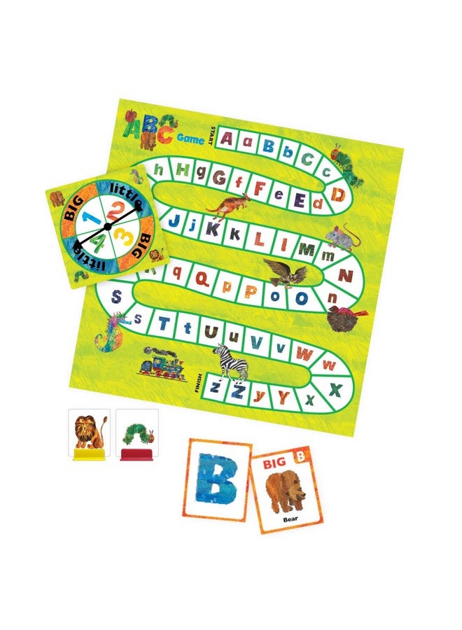 Briarpatch Briarpatch, The Very Hungry Caterpillar Spin & Seek ABC Game, Based On Board Books By Eric Carle, Preschool Learning For Kids - Image 2