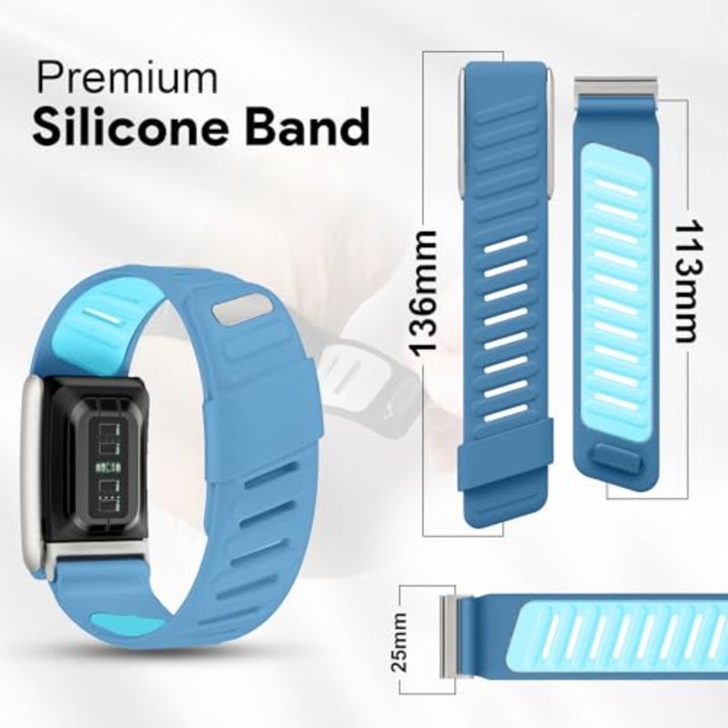 حزام بديل رياضي من السيليكون من دادو متوافق مع جهاز WHOOP 5.0، One، Peak، وLife Fitness Tracker قابل للتنفس، متين ومريح وليس لـ Whoop Gen 4 - Image 3