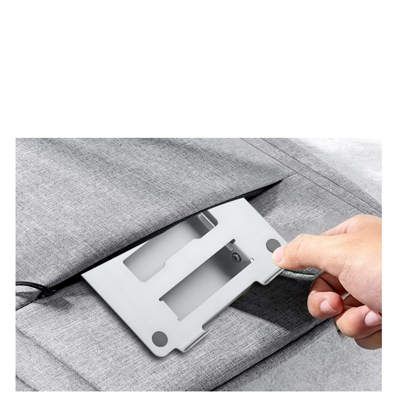 MOCA Universal Portable Laptop StandAdjustable Folding Laptop Stand for Desk 14 156 13 inch Laptop Riser for DeskComputer Notebook Stand Compatible with MacBook air pro Hp Acer More Silver - Image 3